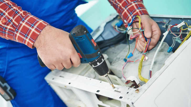Çamlıdere Grundig Grundig çamaşır makinesi kart tamiri – Su almama arızası orijinal parça ile giderildi. - Teknik servis örneği